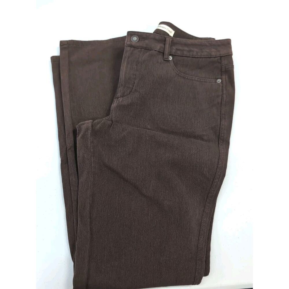 Coldwater Creek Size 10 Cotton Spandex Brown Jeans